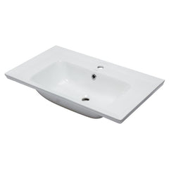 EAGO White Ceramic 32"x19" Rectangular Drop In Sink - BH003 - The Home Selection