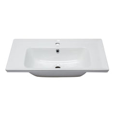 EAGO White Ceramic 32"x19" Rectangular Drop In Sink - BH003 - The Home Selection