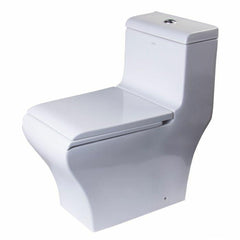EAGO White Dual Flush High Efficiency Low Flush Eco-Friendly Toilet - TB356 - The Home Selection
