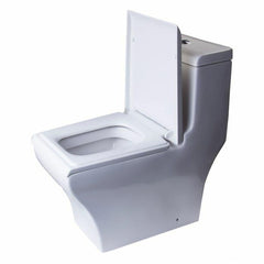 EAGO White Dual Flush High Efficiency Low Flush Eco-Friendly Toilet - TB356 - The Home Selection