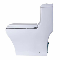 EAGO White Dual Flush High Efficiency Low Flush Eco-Friendly Toilet - TB356 - The Home Selection