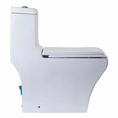 EAGO White Dual Flush High Efficiency Low Flush Eco-Friendly Toilet - TB356 - The Home Selection