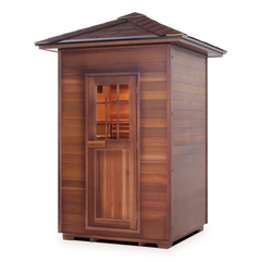 Enlighten MoonLight 2 Peak Outdoor Dry Traditional Sauna - T-16376 - The Home Selection