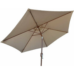 KoKoMo Grills 9' Outdoor Kitchen Umbrella Hand Crank and Tilt Beige Color - KO-UMB729