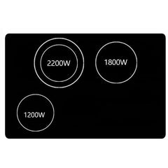 Fulgor Milano 24" Touch Radiant Cooktop, Electric Smoothtop Style Cooktop with 3 Elements - F6RT24S2
