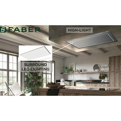 FABER High-Light White Matte Hood- HILTIS36WHNB - The Home Selection