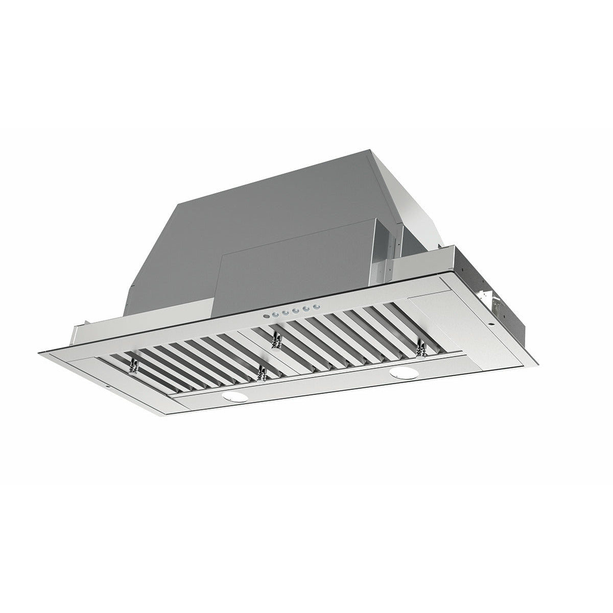 Faber Inca SD Insert Range Hood with Variable Air Management, Pro Blower, Pro Baffle Filters, Easy Snap Installation, Direct Rear Venting, Delay Auto-Off, LED Lighting, and Intensive Speed - The Home Selection