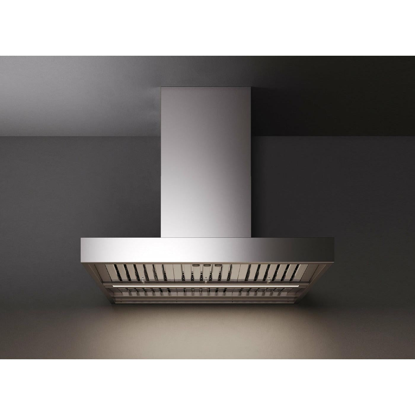 Falmec Line Wall Mount Outdoor Hood, 1200 CFM w/ LED lighting, Pro Baffle Filters, Knob control and Scotch brite stainless steel (AISI 304) - FOLINW12OS - The Home Selection