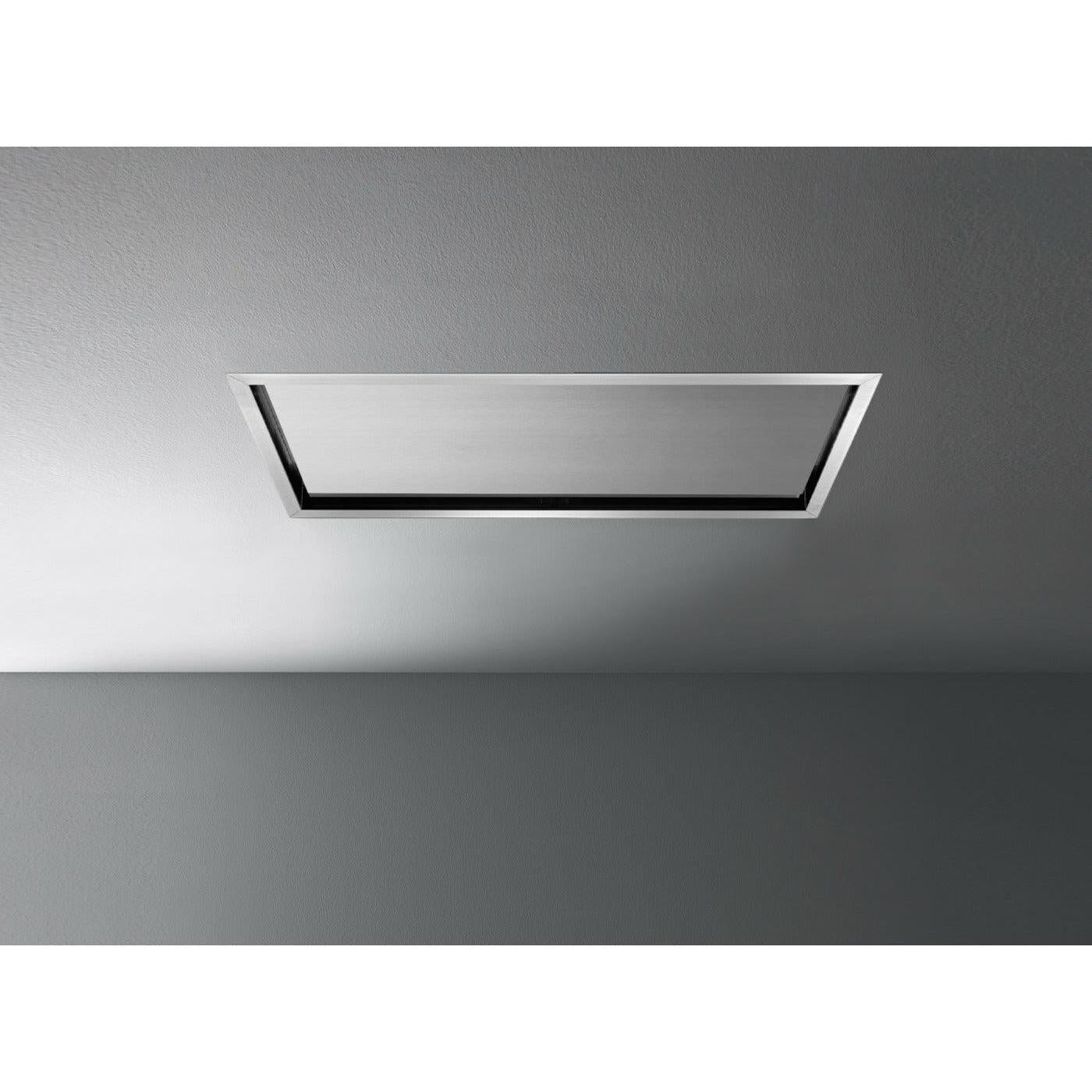 Falmec Nube Ceiling 36" Liner Insert, with 600 CFM Motor (Motor Sold Separately), Electronic Control, Metallic Grease Filter, Scotch Brite Stainless Steel (AISI 304), Perimeter Suction, and Remote Control Included - FDNUB36C6SS-R - The Home Selection