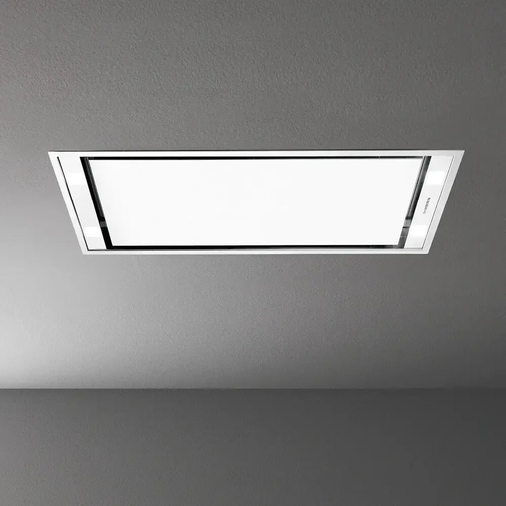 Falmec Stella Ceiling Liner Insert, with 600 CFM Motor (Motor Sold Separately), Electronic Control, LED Light, Metallic Grease Filter, Remote Control, Scotch Brite (AISI 304) Steel, and Perimeter Suction - FDSTEC6SS-R - The Home Selection