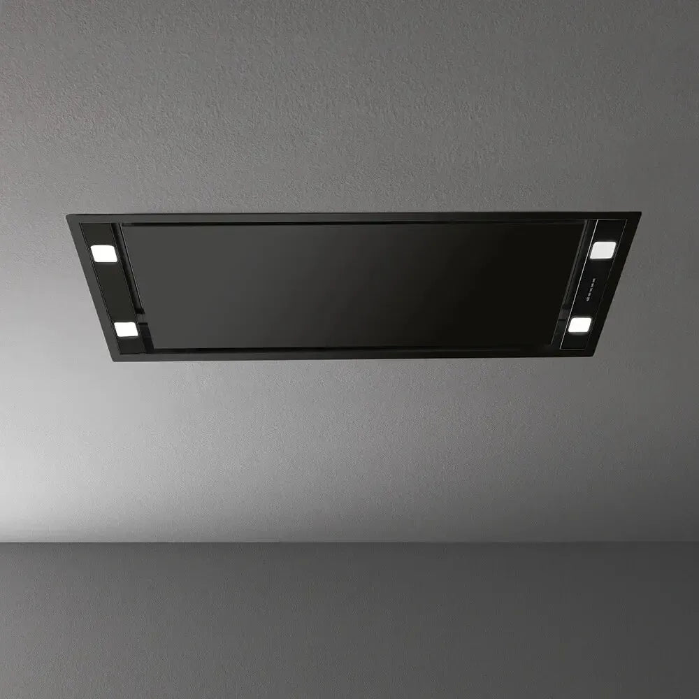 Falmec Stella Ceiling Liner Insert, with 600 CFM Motor (Motor Sold Separately), Electronic Control, LED Light, Metallic Grease Filter, Remote Control, Scotch Brite (AISI 304) Steel, and Perimeter Suction - FDSTEC6SS-R - The Home Selection
