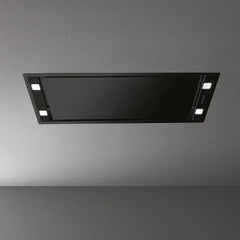 Falmec Stella Ceiling Liner Insert, with 600 CFM Motor (Motor Sold Separately), Electronic Control, LED Light, Metallic Grease Filter, Remote Control, Scotch Brite (AISI 304) Steel, and Perimeter Suction - FDSTEC6SS-R - The Home Selection