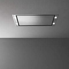 Falmec Stella Ceiling Liner Insert, with 600 CFM Motor (Motor Sold Separately), Electronic Control, LED Light, Metallic Grease Filter, Remote Control, Scotch Brite (AISI 304) Steel, and Perimeter Suction - FDSTEC6SS-R - The Home Selection