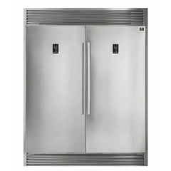 Forno 3-Piece Appliance Package - 48" Dual Fuel Range, Pro-Style Refrigerator, and Dishwasher in Stainless Steel