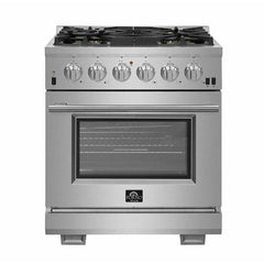 Forno 30" Capriasca Gas Range with 5 Burners, Convection Oven and 100,000 BTUs - FFSGS6260-30