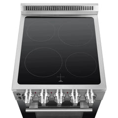 Forno 20" Pallerano Electric Range with 4 Burners in Stainless Steel - FFSEL6052-20 - The Home Selection