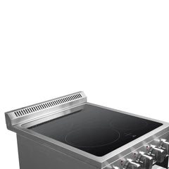 Forno 20" Pallerano Electric Range with 4 Burners in Stainless Steel - FFSEL6052-20 - The Home Selection