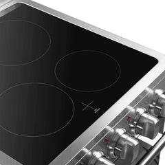 Forno 20" Pallerano Electric Range with 4 Burners in Stainless Steel - FFSEL6052-20 - The Home Selection
