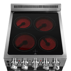 Forno 20" Pallerano Electric Range with 4 Burners in Stainless Steel - FFSEL6052-20 - The Home Selection