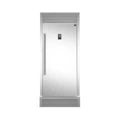Forno 28" Rizzuto Left or Right side Door Pro-Style Handle REFRIGERATOR / FRIDGE – FREEZER DUAL COMBINATION 32" Wide 13.8 cu.ft. with decorative grill - FFFFD1933-32 - The Home Selection