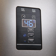 Forno 28" Rizzuto Left or Right side Door Pro-Style Handle REFRIGERATOR / FRIDGE – FREEZER DUAL COMBINATION 32" Wide 13.8 cu.ft. with decorative grill - FFFFD1933-32 - The Home Selection