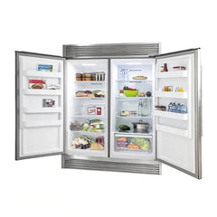 Forno 3-Piece Appliance Package - 36" Dual Fuel Range, Pro-Style Refrigerator, and Dishwasher in Stainless Steel - The Home Selection