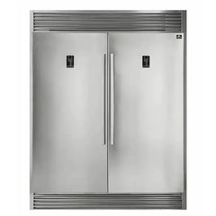 Forno 3-Piece Appliance Package - 36" Gas Range, Pro-Style Refrigerator, and Dishwasher in Stainless Steel - The Home Selection