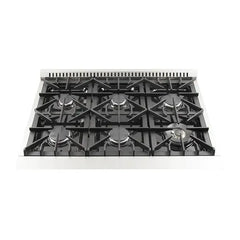 Forno 3-Piece Appliance Package - 36" Gas Range, Pro-Style Refrigerator, and Dishwasher in Stainless Steel - The Home Selection