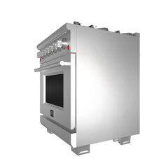 Forno 30" Capriasca Dual Fuel Range with 240v Electric Oven - 5 Burners, Convection Oven and 100,000 BTUs - FFSGS6187-30 - The Home Selection