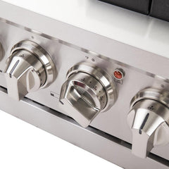 Forno 30" Capriasca Gas Range with 5 Burners, Convection Oven and 100,000 BTUs - FFSGS6260-30 - The Home Selection