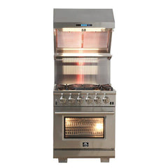 Forno 30" Capriasca Gas Range with 5 Burners, Convection Oven and 100,000 BTUs - FFSGS6260-30 - The Home Selection