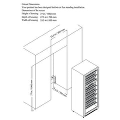 Forno 30" Dual Zone Wine Cooler & Refrigerator Drawer - FWCDR6661-30S - The Home Selection