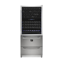Forno 30" Dual Zone Wine Cooler & Refrigerator Drawer - FWCDR6661-30S - The Home Selection
