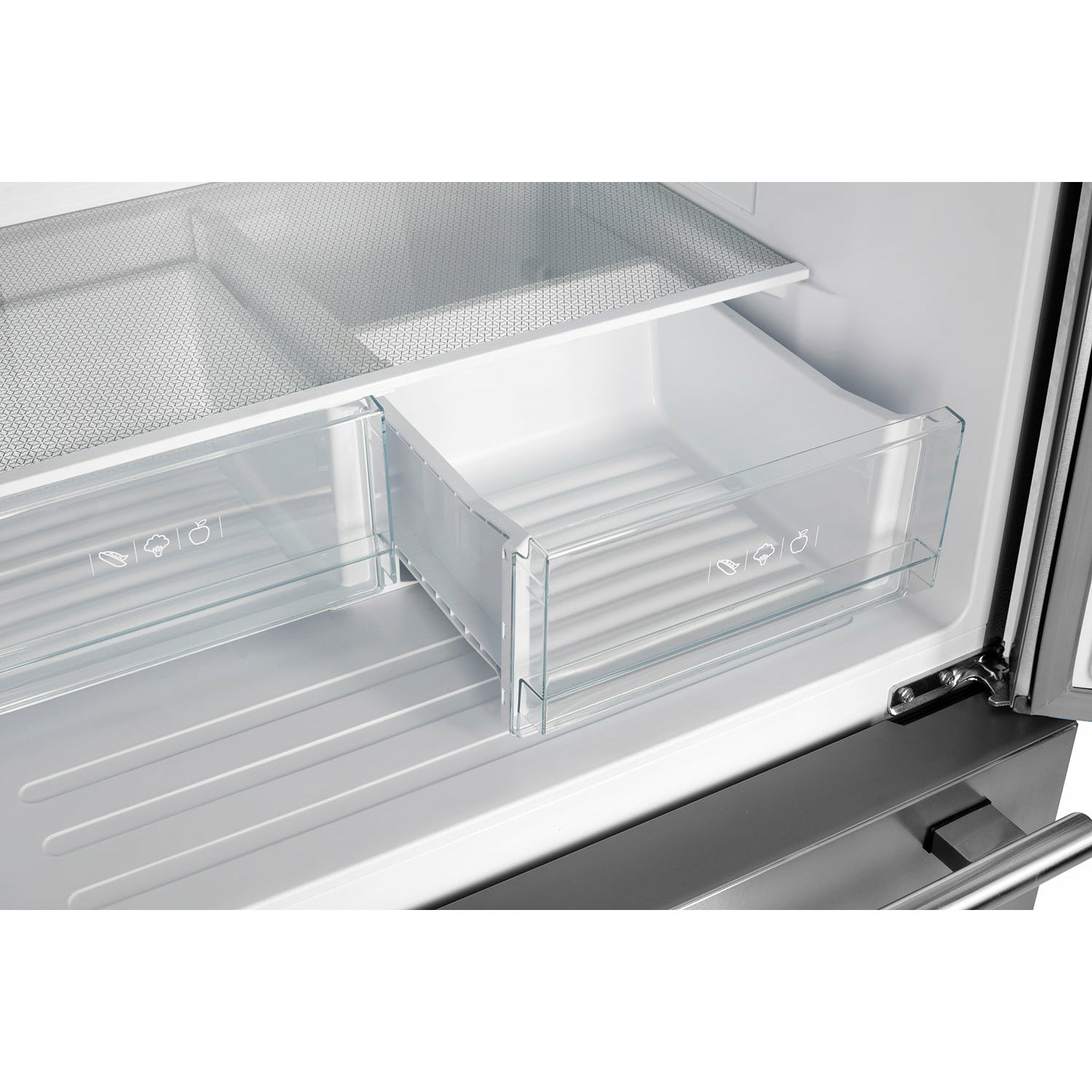 FORNO 31 in 17.5 cu ft French Door Refrigerator with Ice Marker in Stainless Steel - FFFFD1974-31SB - The Home Selection