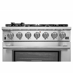 Forno 36" Capriasca Gas Range with 6 Burners, Convection Oven and 120,000 BTUs - FFSGS6260-36 - The Home Selection