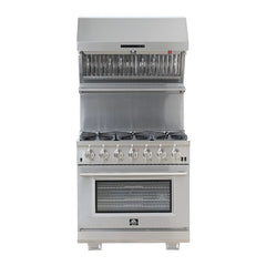 Forno 36" Capriasca Gas Range with 6 Burners, Convection Oven and 120,000 BTUs - FFSGS6260-36 - The Home Selection