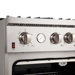 Forno 36" Freestanding Gas Range with AIRFRYER - REVERSIBLE GRIDDLE - WOK RING - FFSGS6291-36 - The Home Selection