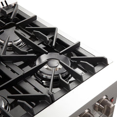 Forno 36" Freestanding Gas Range with AIRFRYER - REVERSIBLE GRIDDLE - WOK RING - FFSGS6291-36 - The Home Selection