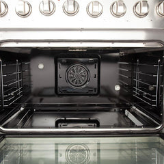 Forno 36" Galiano Gas Range with 240v Electric Oven - 6 Burners and Convection Oven - FFSGS6156-36 - The Home Selection