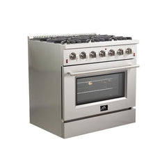 Forno 36" Galiano Gas Range with 6 Burners - FFSGS6244-36 - The Home Selection