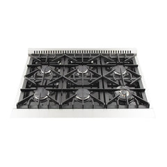 Forno 36" Galiano Gas Range with 6 Burners - FFSGS6244-36 - The Home Selection