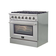 Forno 36" Galiano Gas Range with 6 Burners - FFSGS6244-36 - The Home Selection