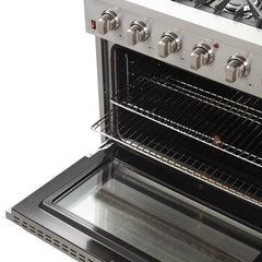 Forno 36" Galiano Gas Range with 6 Burners - FFSGS6244-36 - The Home Selection