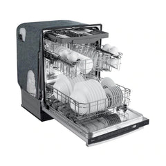 Forno 4-Piece Appliance Package - 30" Gas Range, 36" Refrigerator with Water Dispenser, Microwave Oven, & 3-Rack Dishwasher in Stainless Steel - The Home Selection