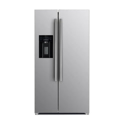 Forno 4-Piece Appliance Package - 30" Gas Range, 36" Refrigerator with Water Dispenser, Microwave Oven, & 3-Rack Dishwasher in Stainless Steel - The Home Selection