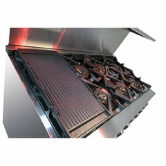 Forno 48" Capriasca Gas Range with 8 Burners, Griddle and 160,000 BTUs - FFSGS6260-48 - The Home Selection