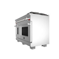 Forno 48" Capriasca Gas Range with 8 Burners, Griddle and 160,000 BTUs - FFSGS6260-48 - The Home Selection