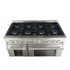 Forno 48" Freestanding Gas Range with AIRFRYER - REVERSIBLE GRIDDLE - WOK RING - FFSGS6291-48 - The Home Selection