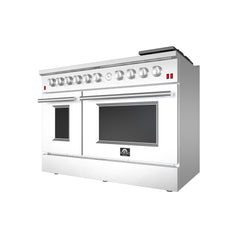 Forno 48" Freestanding Gas Range with AIRFRYER - REVERSIBLE GRIDDLE - WOK RING - FFSGS6291-48 - The Home Selection