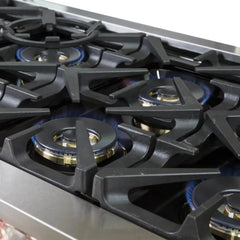 Forno 60" Capriasca Dual Fuel Range with 240v Electric Oven - 10 Sealed Burners and 200,000 BTUs - FFSGS6187-60 - The Home Selection